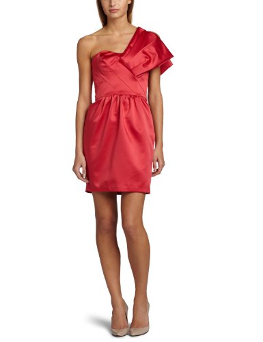 ABS Allen Schwartz Women's Asym Large Bow Dress