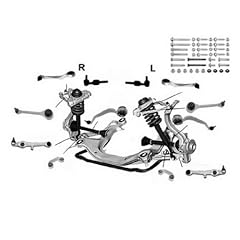 REPARATURSATZ QUERLENKERSATZ QUERLENKER SATZ VA VORNE VORDERACHSE AUDI A4 A6 VW PASSAT 3B 3B2 3B5 14-TEILIG