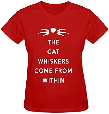 Ningfans Women's AOPO Dan And Phil Cat Whiskers tshirt S Red