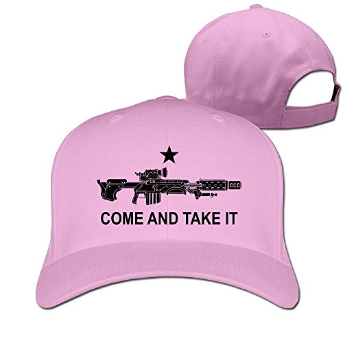 C10 Canister Rifle Come And Take It Unisex Solid Adjustable Baseball Cap Pink