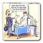 Londons Times Funny Medicine Cartoons - Missed Work Again - Light Switch Covers - double toggle switch