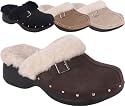 Bearpaw Women's Suede & Shearling Clog - Style 460 Aspen