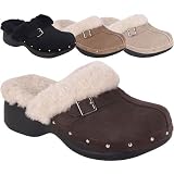 Bearpaw Women's Suede and Shearling Clog - Style 460 Aspen at Bearpaw