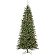 Narrow Diamond Fir w/PineCones - 7.5'