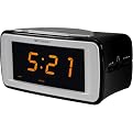 Emerson SmartSet Clock Radio - Black/Silver (CKS9051)