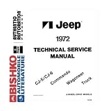 1972 JEEP CJ WRANGLER WAGONEER etc Service Manual CD by Jeep