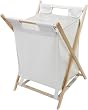Blue Canyon Flat Wood Folding Laundry Hamper