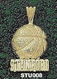 Stanford Univ Basketball Charm/Pendant -14K/10K, Stainless Steel or Gold Plated