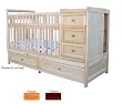 Daphne 4-in-1 Crib n Bed In Cherry By AFG Baby Furniture
