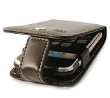 Electronics : Proporta Alu-Leather Sheepskin Case (Apple iPhone) Brown