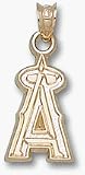 Los Angeles Angels of Anaheim A with a Halo 3/8 Charm - 14KT Gold Jewelry