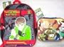 Ben 10 Alien Force School Backpack Lunchbox