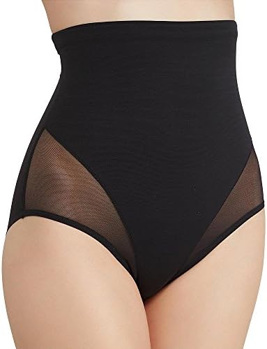 TC Fine Intimates Firm Control High-Waist Shaping Brief, M, Black