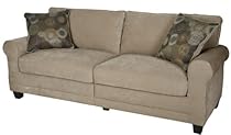 Big Sale Serta CR-43541PB Copenhagen Collection Deluxe Sofa, Vanity Fabric