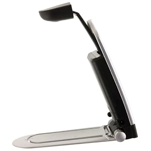 Fulcrum LED Folding Book Light, Silver