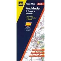 Andalucia and Canary Islands (AA Road Map Spain & Portugal)
