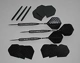 TungSteel 20 gram darts with extra flights and shafts