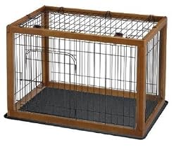 Richell Pet Pen 90-60 Combo, Autumn Matte Finish