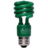 Globe 13-Watt Ultra-Mini Compact Fluorescent Spiral Bulb (60-Watt Incandescent Equivalent), Green, 3-Pack #37612