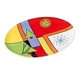 Pfaltzgraff Mondrian Christmas 14-Inch Oval Platter