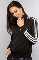 adidas The Firebird Track Jacket in Black & White,Light Jackets for Women