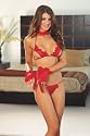 Dreamgirl Lace Detail Open Set
