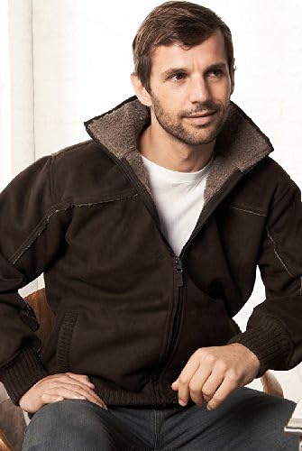 Blue Harbour Suedette Rib Fleece Jacket