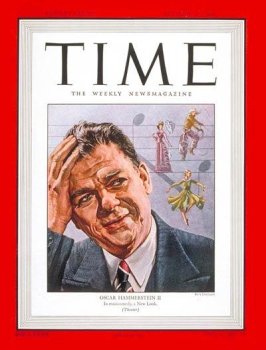 Cover image : Oscar Hammerstein II / TIME Cover: October 20, 1947, Art Poster by TIME Magazine
