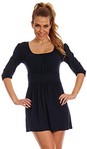 Glamour Empire Women's Sexy Ruched Jersey Tunic Top Extra Short Dress 940