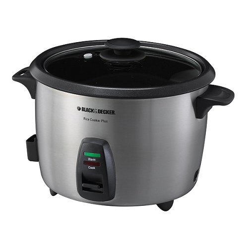 Black & Decker 20-Cup Rice Cooker - Stainless Steel (RC866)