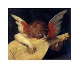 Angel with Lute by Rosso Fiorentino. Size 15.97 inches width by 13.09 inches height. High Quality Art Poster Print