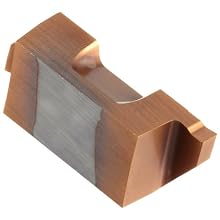 Sandvik Coromant Top Lok Carbide Grooving Insert, Positive Rake, Right Hand, Neutral Cut, GC1125 Grade, Multi-Layer Coating, 1 Edges