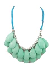 Wiipu 2013 Top Selling New Double Layer Chunky Big Teardrop BIB Statement Necklace (C556)