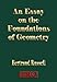 Book An Essay On The Foundations Of Geometry