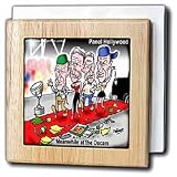 Review 3dRose LLC  / At The Oscars Memorial To Jack Klugman - 6 Inch Tile Napkin Holder