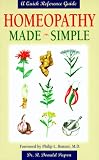 Cover of Homeopathy Made Simple: A Quick Reference Guide