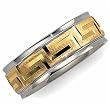 Platinum and Gold Men's Designer Wedding Band