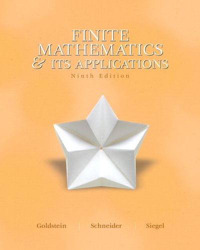 Finite Mathematics and Its Applications (9th Edition)