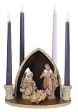 Fontanini Holy Family Nativity Christmas Advent Wreath #56306