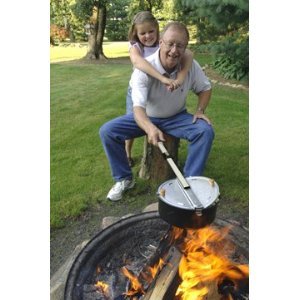 Open Fire Pop Popcorn Popper w&#1110th FREE MINI TOOL BOX (DH)