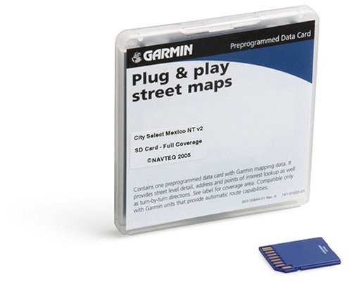 Garmin City Navigator for Detailed Maps of Mexico (microSD/SD Card)