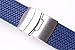 24mm Blue Silicone Rubber Sport Diver Watch Band Strap rs2405