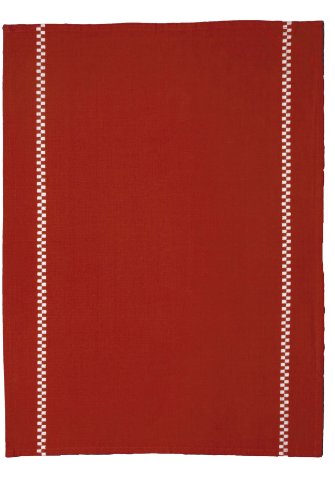 Winkler - 5302034403 - Lot de 3 Torchons - Fond Rouge