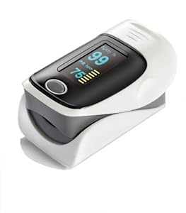 DOIGT OXYMÈTRE DE POULS GRIS 