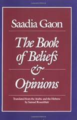 Saadia Gaon Book of Beliefs and Opinions (Judaica)