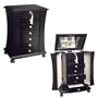 Mele & Co. Layla Java Finish Modern Jewelry Chest