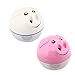 1 X Portable Mini Want Pig USB Ultrasonic Air Humidifier with Night Light (White)