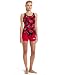 Hello Kitty Women's Buffalo Plaid Racerback Short Set, Red, Large