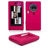Hot Pink Transparent Silicone Skin Cover Case Cell Phone Protector for Sams ....