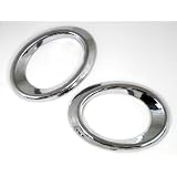 Chrome Fog Light Lamp Cover Trims for 2010 to 2011 Audi Q5 